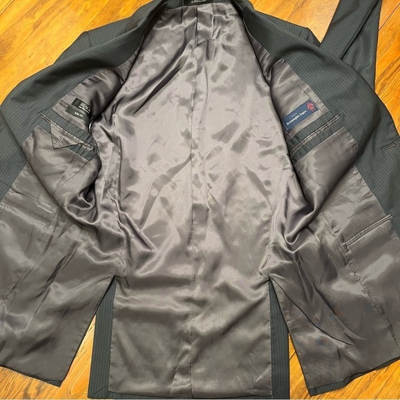 Saks Fifth Avenue 100% Wool Black Series Blazer 38R Cloth by Ermenegildo Zegna - Picture 9 of 11